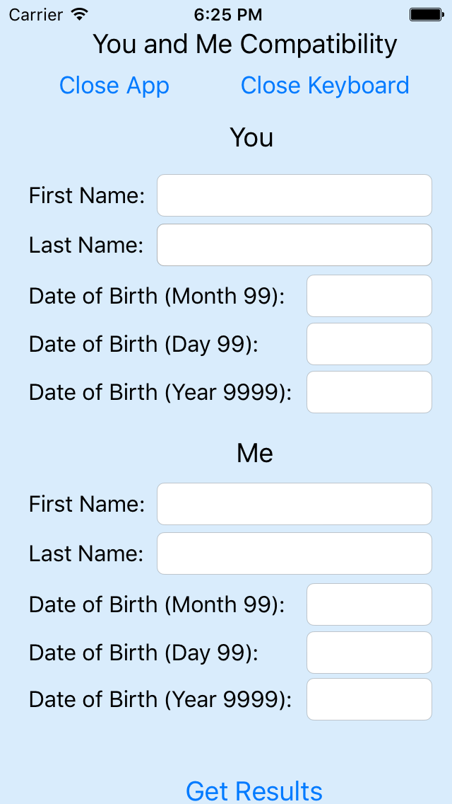 Me and You Compatibility